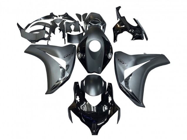 Carenados Moto Honda CBR1000RR 2008-2011 - Gris Negro Brillante Asequibles