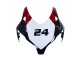 Carenados Moto Honda CBR1000RR 2008-2011 - Blanco Rojo Negro Brillante Carrera 24 Asequibles