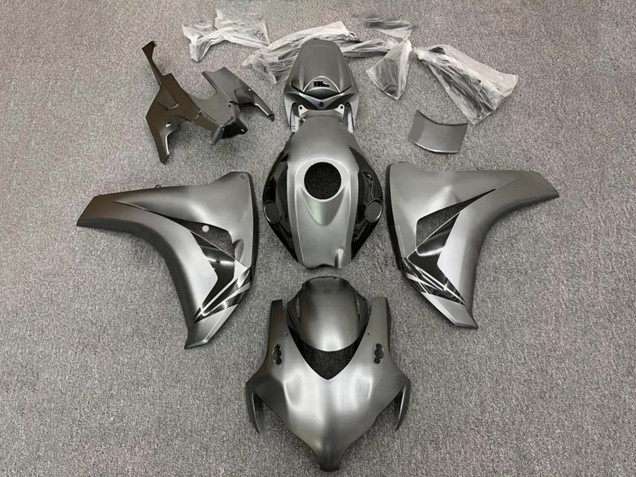 Carenado Moto Honda CBR1000RR 2008-2011 - Gris Negro Brillante Asequibles