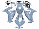 Carenados Moto Honda CBR1000RR 2012-2016 - Gris Claro Asequibles