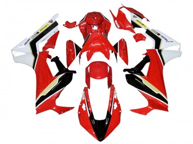 Carenado Moto Honda CBR1000RR 2017-2023 - Blanco Rojo Negro Asequibles