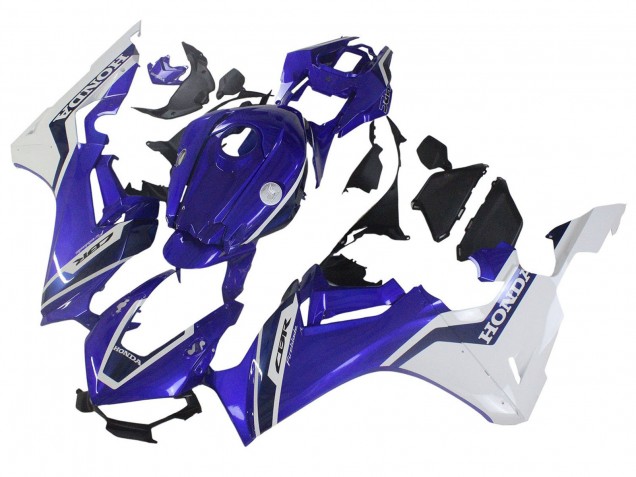 Carenados Moto Honda CBR1000RR 2017-2023 - Blanco Azul Asequibles