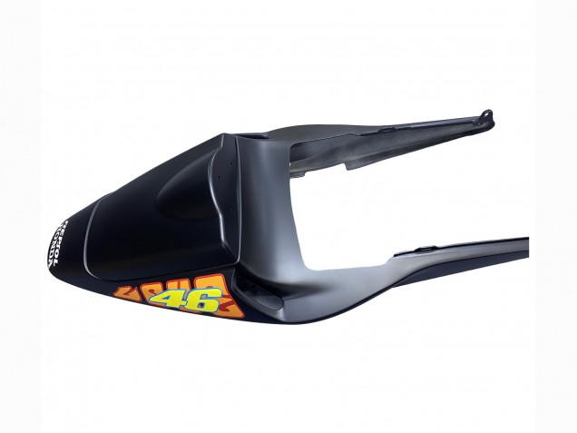 Carenados Moto Honda CBR600RR 2003-2004 - Negro Mate Naranja Repsol Rossi 46 Asequibles