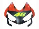 Carenados Moto Honda CBR600RR 2003-2004 - Negro Mate Naranja Repsol Rossi 46 Asequibles