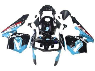 Carenados Moto Honda CBR600RR 2003-2004 - Azul Claro Rojo Negro Brillante Dunlop Asequibles