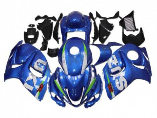 Carenados Moto Suzuki GSXR 1300 Hayabusa 2008-2020 - Azul Blanco Verde Asequibles