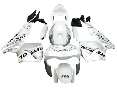 Carenados Moto Honda CBR600RR 2003-2004 - Blanco Plata Negro Repsol Asequibles