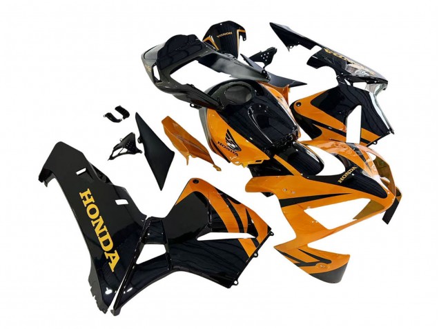 Kits Carenados Moto Honda CBR600RR 2003-2004 - Naranja Blanco Rojo Negro Brillante Repsol Asequibles