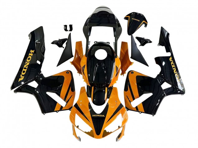 Kits Carenados Moto Honda CBR600RR 2003-2004 - Naranja Blanco Rojo Negro Brillante Repsol Asequibles