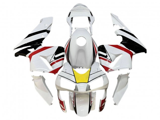 Carenados Moto Honda CBR600RR 2003-2004 - Blanco Rojo Amarillo Negro Asequibles