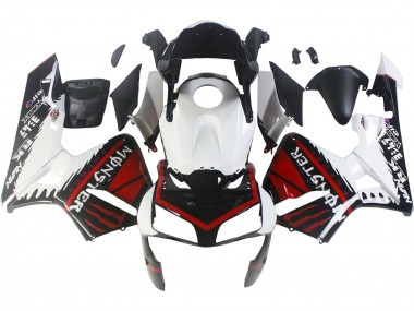 Carenados Moto Honda CBR600RR 2003-2004 - Blanco Rojo Negro Brillante Monstruo Asequibles