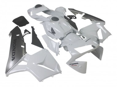 Carenado Moto Honda CBR600RR 2003-2004 - Plata Blanco Asequibles