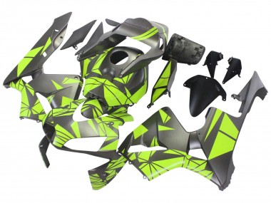 Carenados Moto Honda CBR600RR 2003-2004 - Amarillo Negro Mate Asequibles