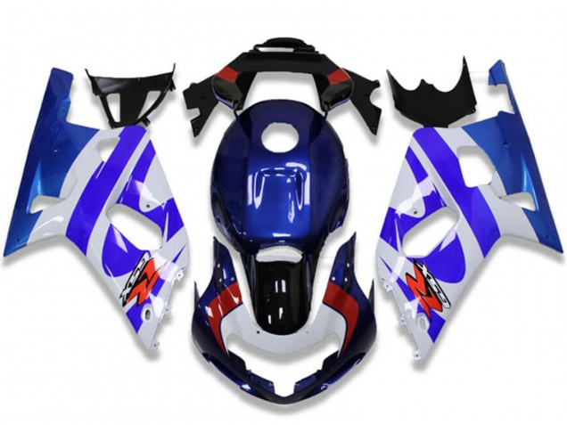 Carenados Moto Suzuki GSXR 600/750 2001-2003 - Blanco Azul Rojo Negro Asequibles