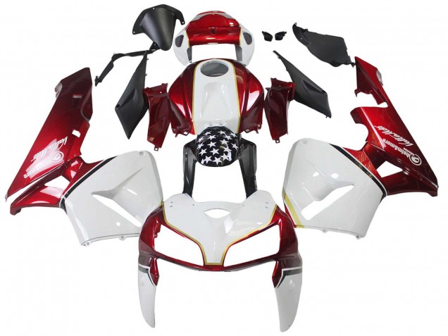 Kits Carenado Moto Honda CBR600RR 2005-2006 - Rojo Blanco Negro Asequibles