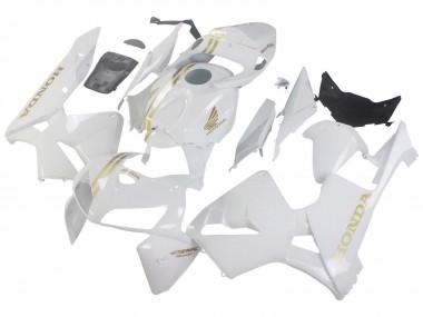 Carenados Moto Honda CBR600RR 2005-2006 - Blanco Oro Asequibles