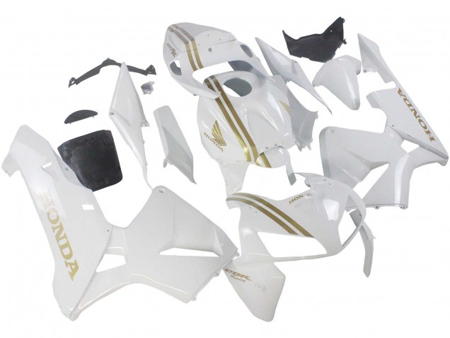 Carenados Moto Honda CBR600RR 2005-2006 - Blanco Oro Asequibles