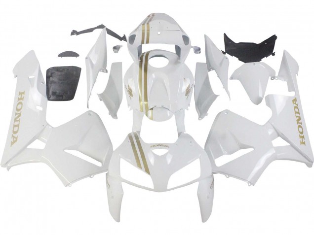 Carenados Moto Honda CBR600RR 2005-2006 - Blanco Oro Asequibles