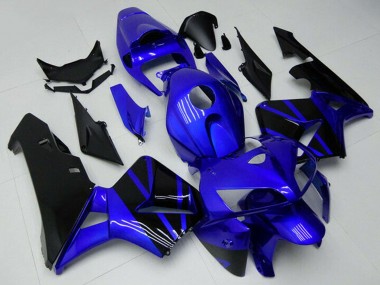 Carenado Moto Honda CBR600RR 2005-2006 - Azul Negro Asequibles