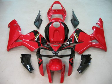 Carenado Moto Honda CBR600RR 2005-2006 - Rojo Negro Asequibles