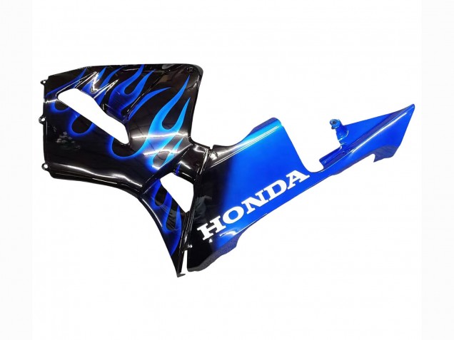 Carenado Moto Honda CBR600RR 2005-2006 - Negro Brillante Azul Llama Asequibles