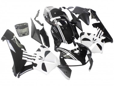 Carenado Moto Honda CBR600RR 2005-2006 - Negro Blanco Asequibles