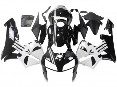 Carenado Moto Honda CBR600RR 2005-2006 - Negro Blanco Asequibles
