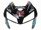 Carenados Moto Honda CBR600RR 2005-2006 - Azul Claro Negro 35 Asequibles