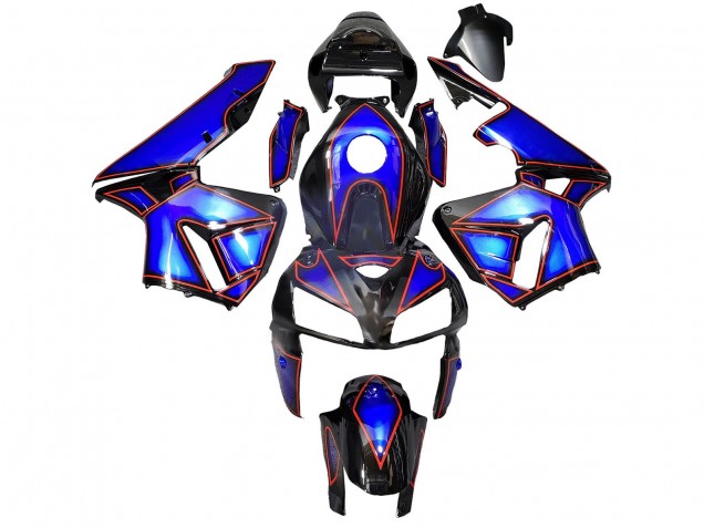 Carenados Moto Honda CBR600RR 2005-2006 - Azul Negro Rojo Línea Asequibles