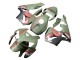 Carenados Moto Honda CBR600RR 2005-2006 - Verde Rojo Tiburón Asequibles