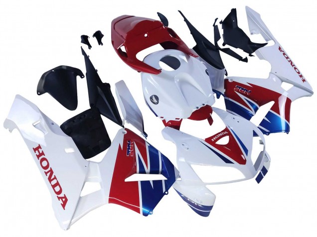 Carenado Moto Honda CBR600RR 2005-2006 - Blanco Rojo Azul HRC Asequibles