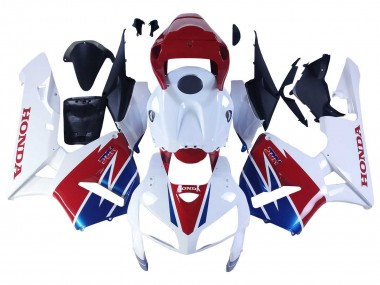 Carenado Moto Honda CBR600RR 2005-2006 - Blanco Rojo Azul HRC Asequibles