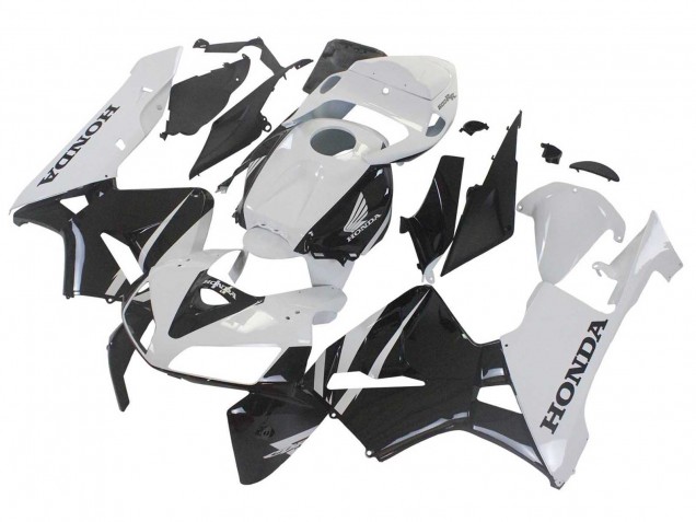 Carenado Moto Honda CBR600RR 2005-2006 - Blanco Negro Asequibles