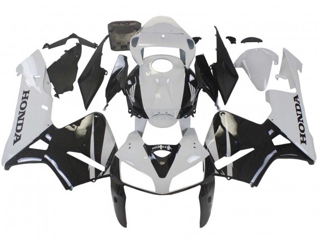 Carenado Moto Honda CBR600RR 2005-2006 - Blanco Negro Asequibles
