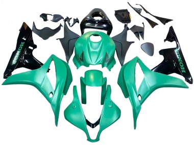 Carenado Moto Honda CBR600RR 2007-2008 - Verde Negro Brillante Asequibles