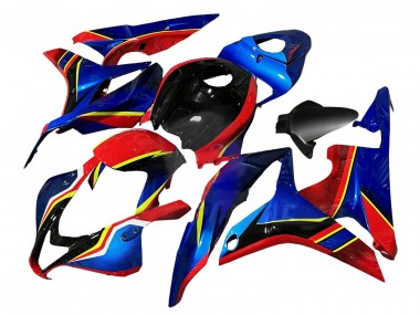Carenados Moto Honda CBR600RR 2007-2008 - Azul Rojo Amarillo Negro Brillante Asequibles