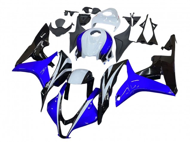 Carenado Moto Honda CBR600RR 2007-2008 - Blanco Azul Negro Brillante Asequibles