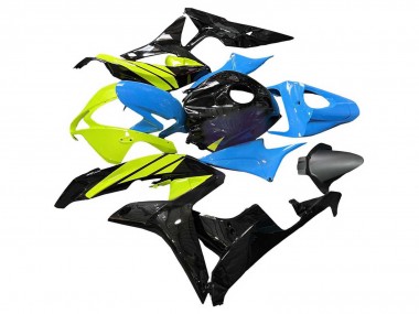 Carenados Moto Honda CBR600RR 2007-2008 - Azul Amarillo Negro Brillante Asequibles