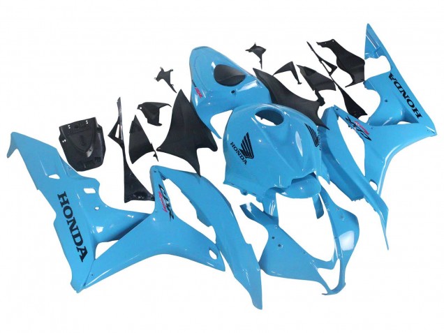 Carenados Moto Honda CBR600RR 2007-2008 - Azul Claro Carrera Asequibles