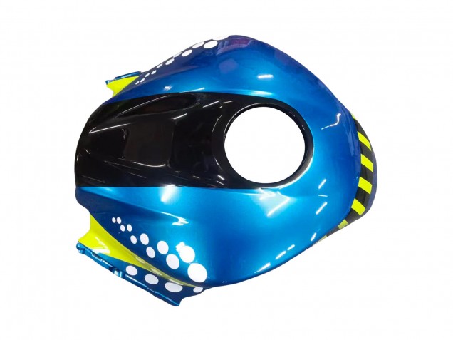 Carenados Moto Honda CBR600RR 2007-2008 - Verde Amarillo Negro Brillante Tiburón 46 Asequibles