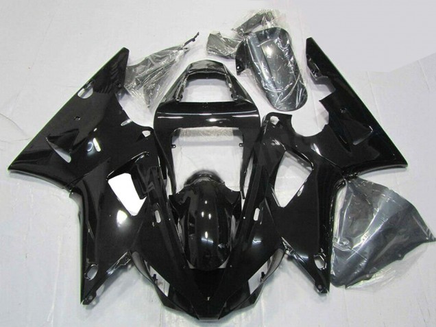 Carenados Moto Yamaha YZF R1 2000-2001 - Negro Brillante Asequibles