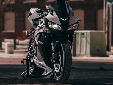 Carenados Moto Honda CBR600RR 2007-2008 - Blanco Negro Carrera Asequibles