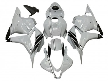 Carenados Moto Honda CBR600RR 2009-2012 - Gris Brillante Negro Asequibles