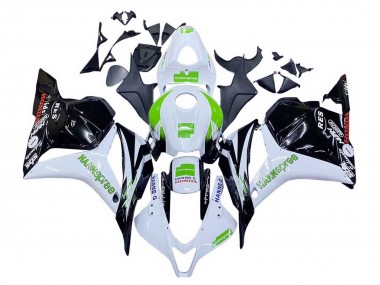 Carenados Moto Honda CBR600RR 2009-2012 - Blanco Verde Negro Brillante Hannspree Asequibles