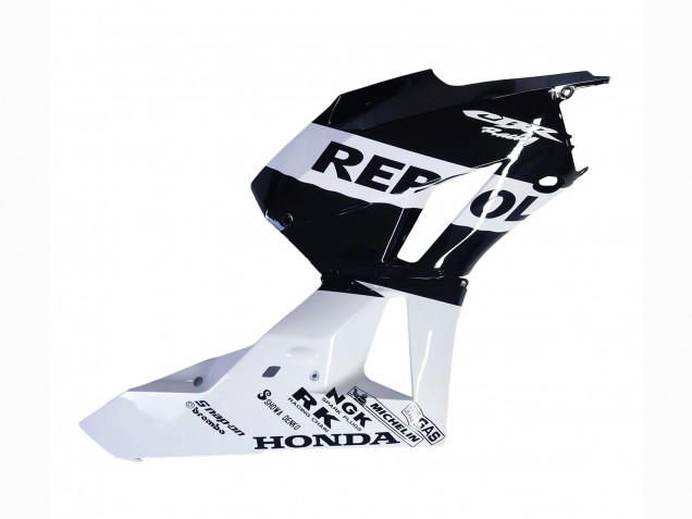 Carenados Moto Honda CBR600RR 2013-2023 - Blanco Negro Brillante Repsol Asequibles