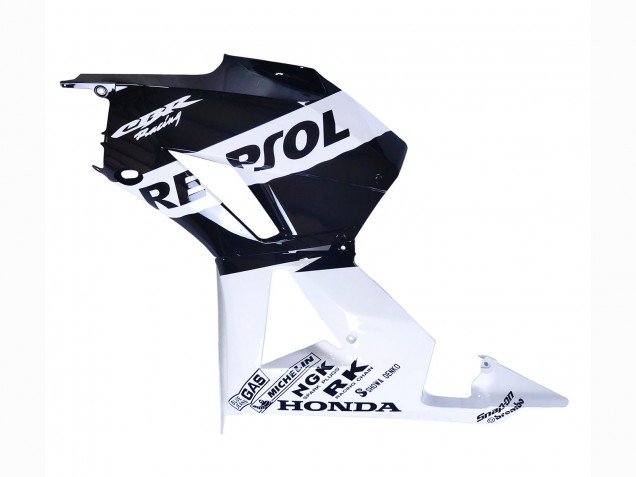 Carenados Moto Honda CBR600RR 2013-2023 - Blanco Negro Brillante Repsol Asequibles