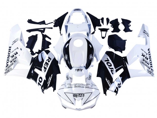 Carenados Moto Honda CBR600RR 2013-2023 - Blanco Negro Brillante Repsol Asequibles