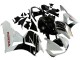 Kits Carenado Moto Honda CBR600RR 2013-2023 - Blanco Negro Brillante Asequibles