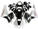 Kits Carenado Moto Honda CBR600RR 2013-2023 - Blanco Negro Brillante Asequibles