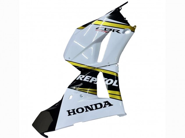 Carenados Moto Honda CBR600RR 2013-2023 - Blanco Oro Negro Brillante Repsol Asequibles